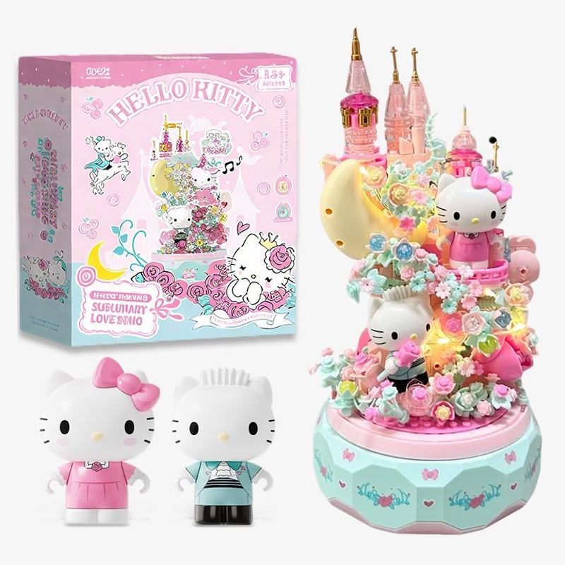 Model Kit Box - Wonder Moon Sanrio Music Box HelloKitty