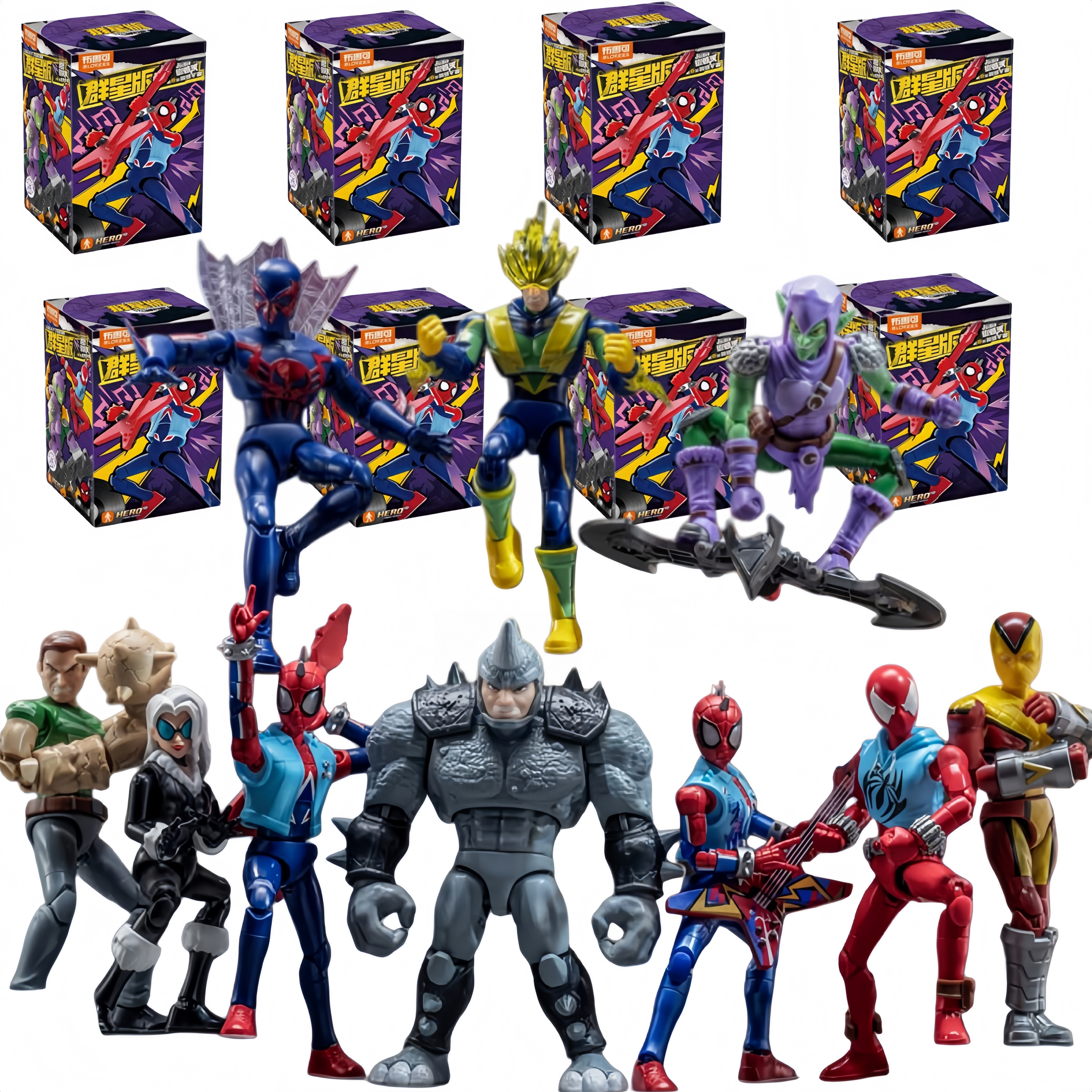 Model Kit Ikaruga - Blokees Heroes Galaxy Version 06 Spider-Verse