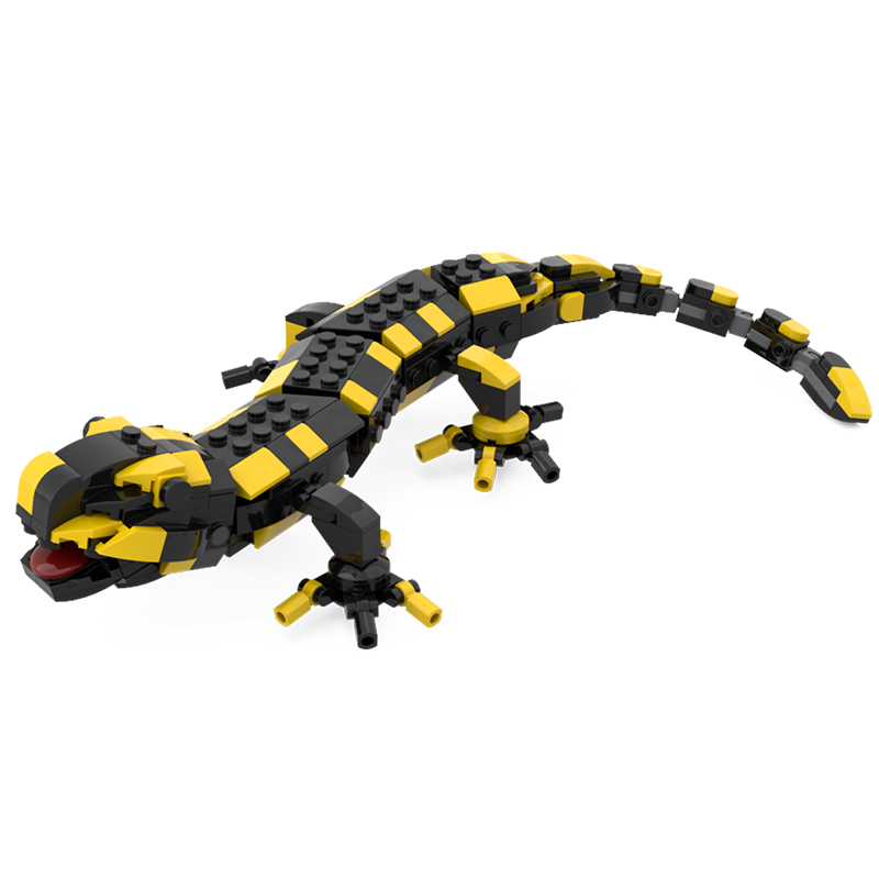 Model Kit Robocop - MOC Fire Salamander Building Blocks Set