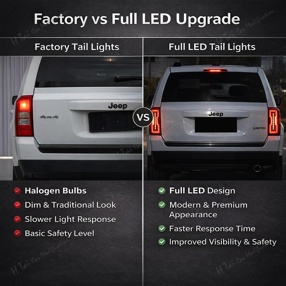 Pair LED Tail Lights For Jeep  - Model Kit Jeep のレビューと価格