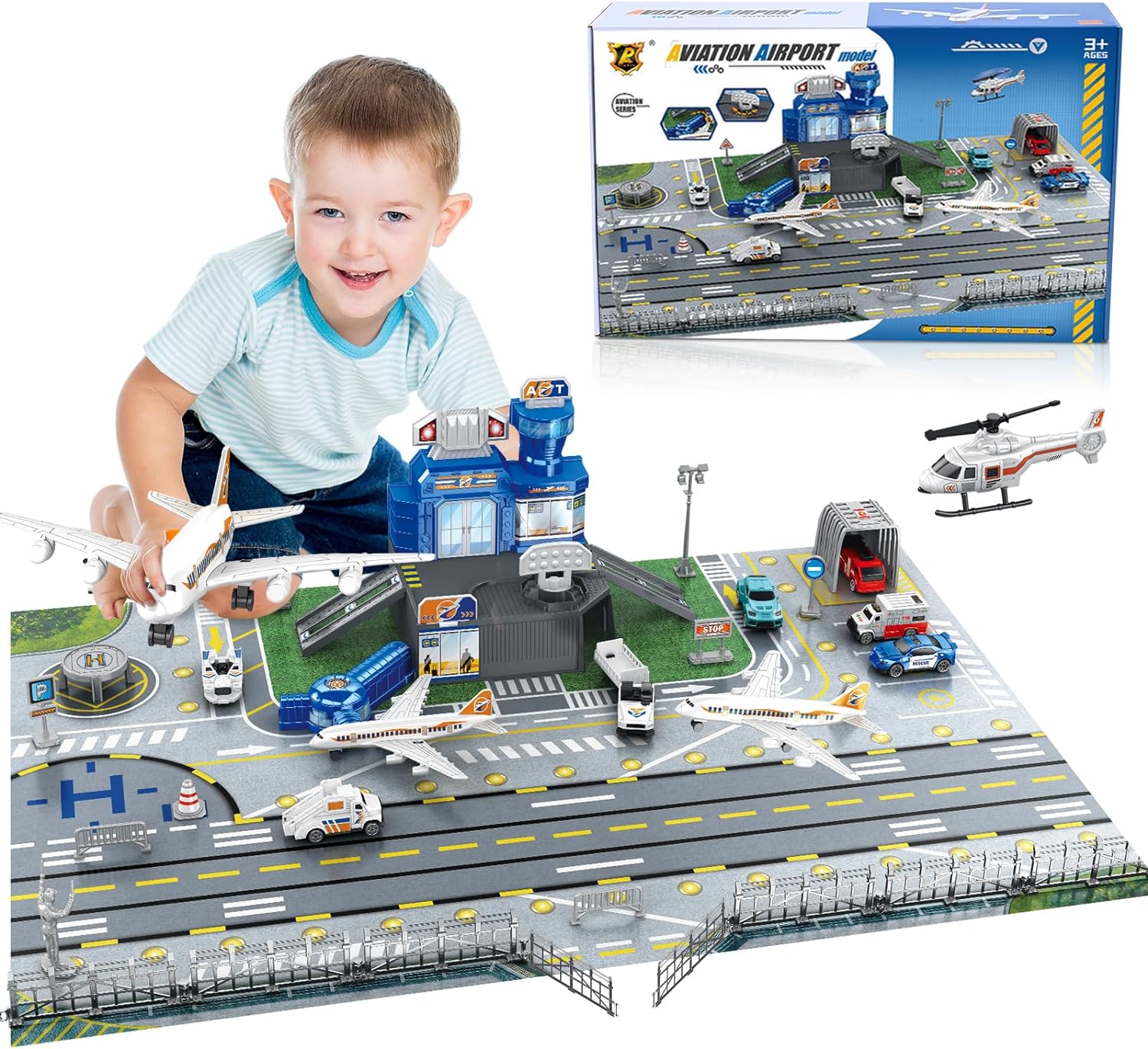 Children's Airport Scene Toy S - Model Kit Planes のレビューと価格