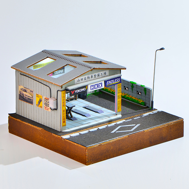 1:64 Scale DIY Auto Repair Sho - Model Kit Toy のレビューと価格