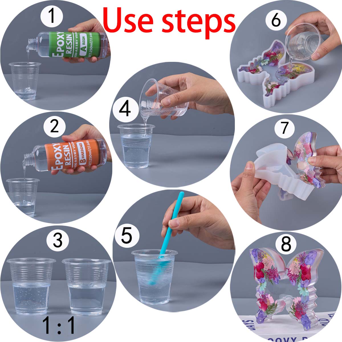 1:1 Ratio Epoxy Resin Kit Anti - Resin Kit Cast のレビューと価格