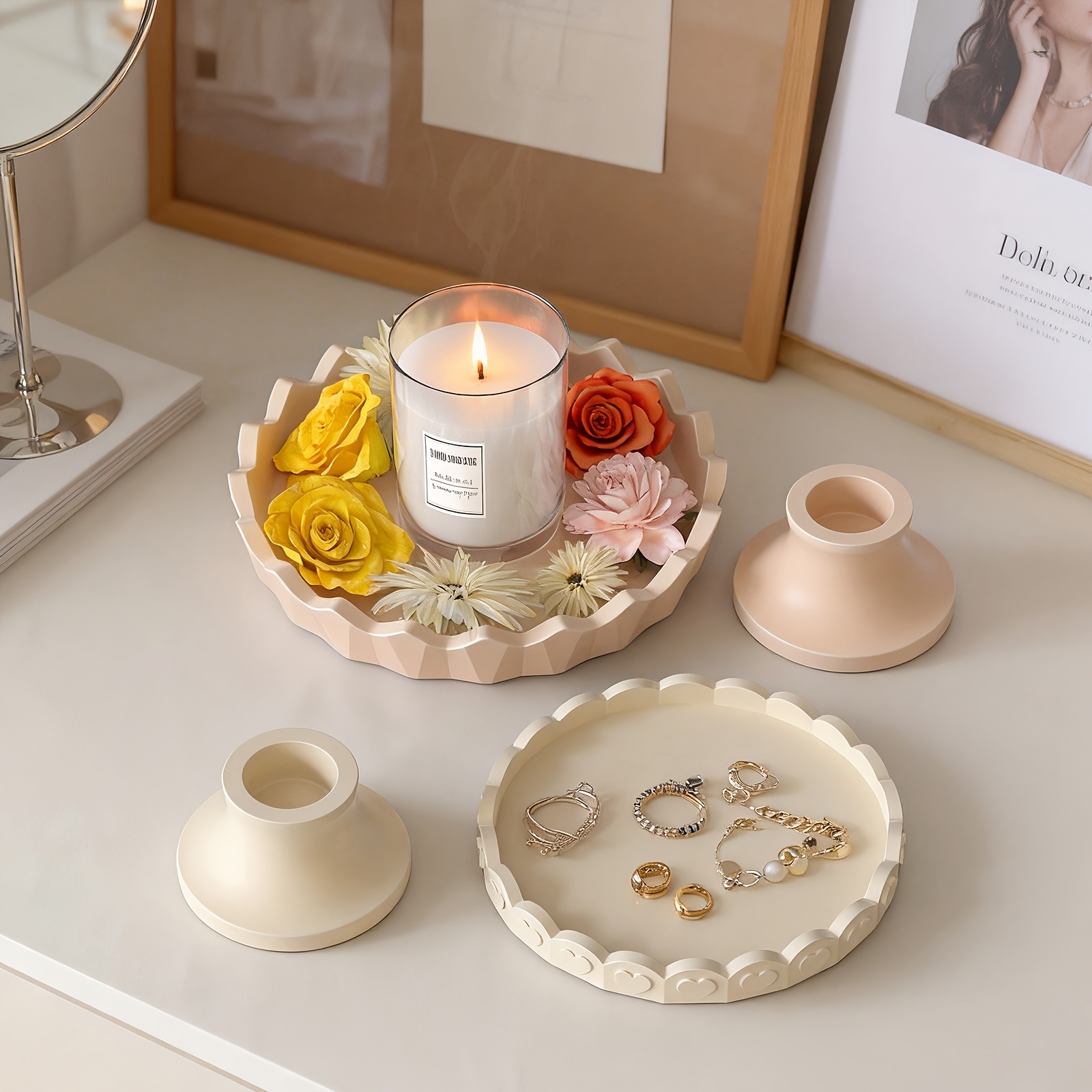 2pcs Silicone Tray Mold Set, R - Resin Kit Cast のレビューと価格