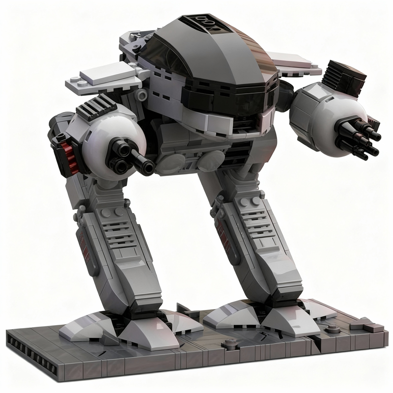 727pcs MOC Miniland Dioramas 7 - Model Kit Robocop のレビューと価格