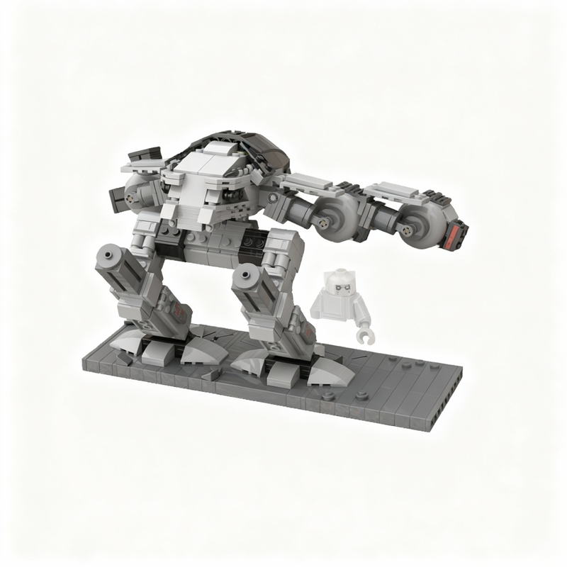 727pcs MOC Miniland Dioramas 7 - Model Kit Robocop のレビューと価格