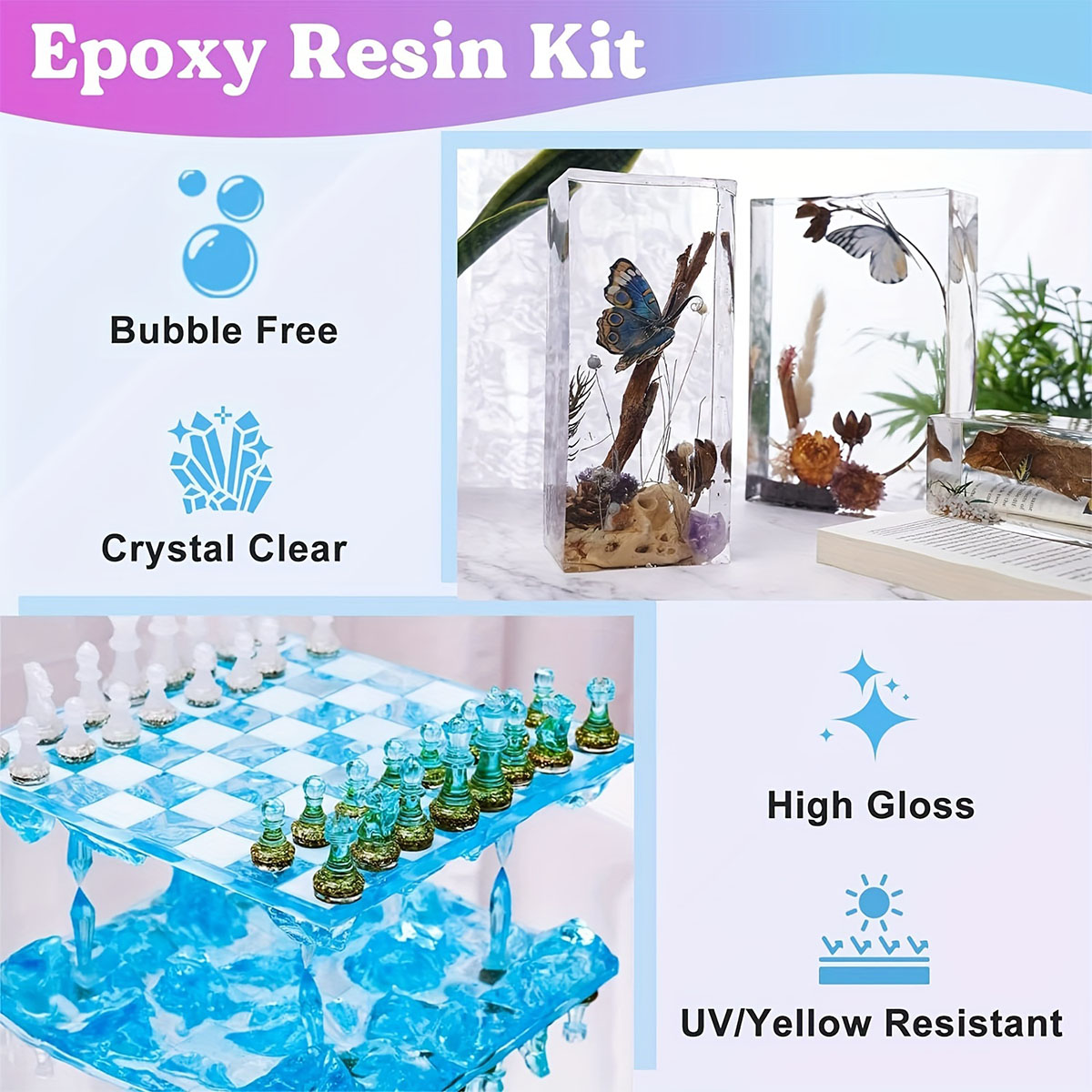 125ml/250ml Crystal Clear Cast - Resin Kit Cast のレビューと価格