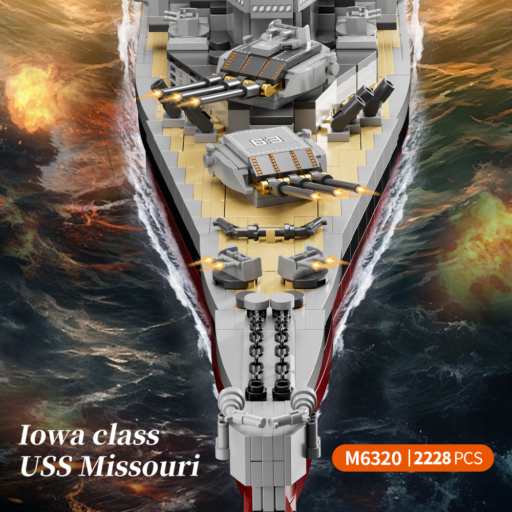 2228PCS USS Missouri battleshi - Model Kit Ikaruga のレビューと価格