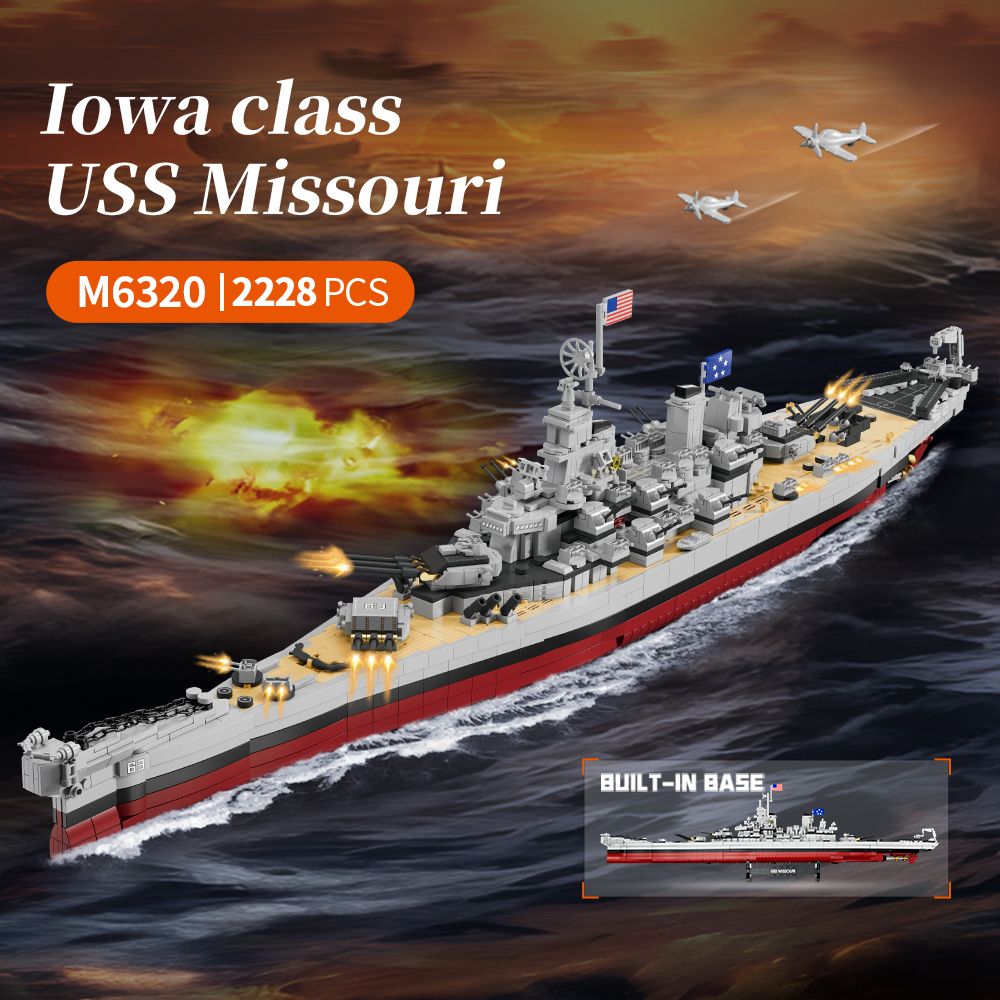 2228PCS USS Missouri battleshi - Model Kit Ikaruga のレビューと価格