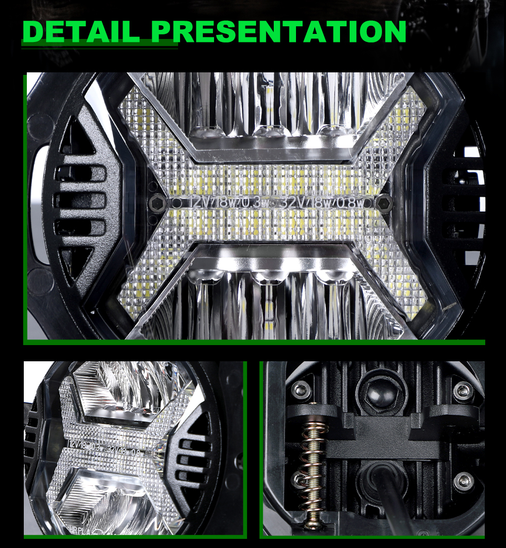 1 Pair 60W 4 Inch LED Fog Ligh - Model Kit Jeep のレビューと価格