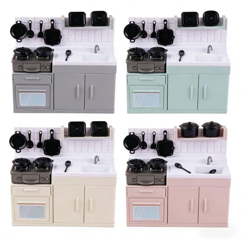 1 Set Compact Kitchenware Kit  - Model Kit Toy のレビューと価格