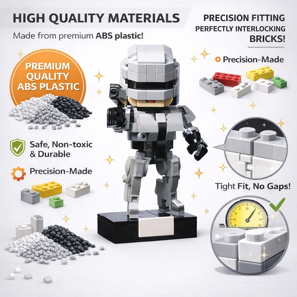 MOC Sci-Fi Police Robot Buildi - Model Kit Robocop のレビューと価格