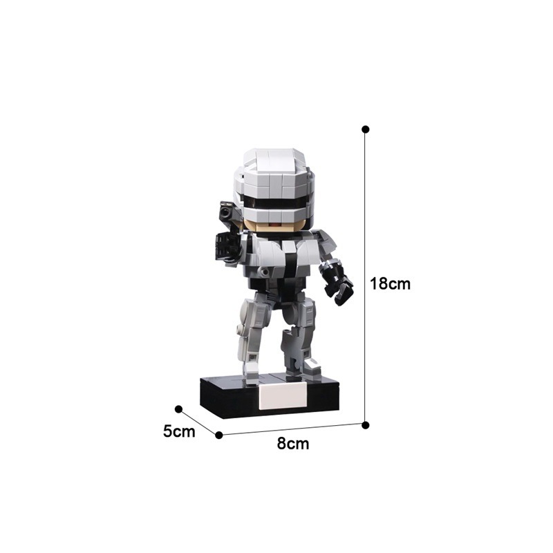 MOC Sci-Fi Police Robot Buildi - Model Kit Robocop のレビューと価格