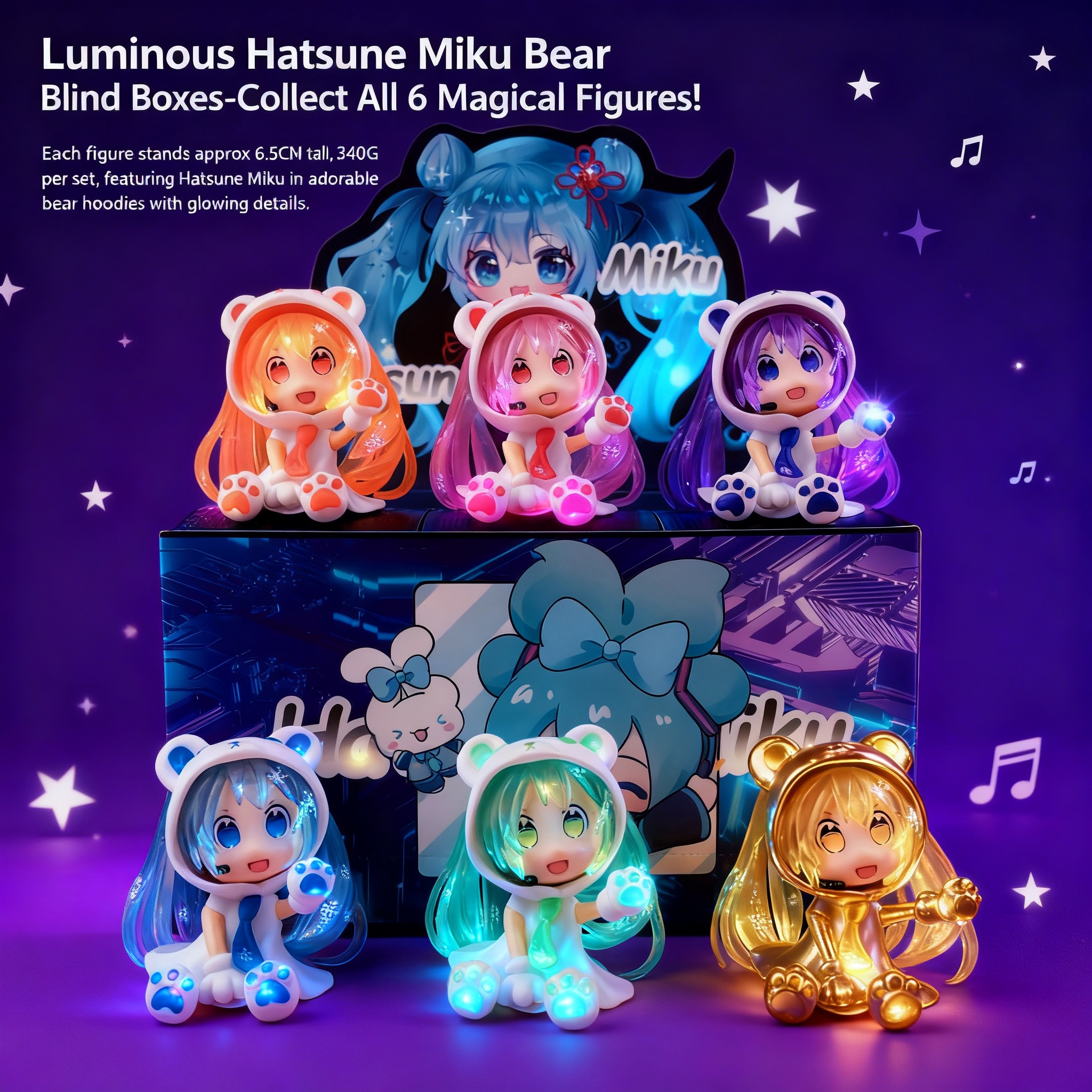 Glow in the Dark Hatsune Miku  - Model Kit Box のレビューと価格