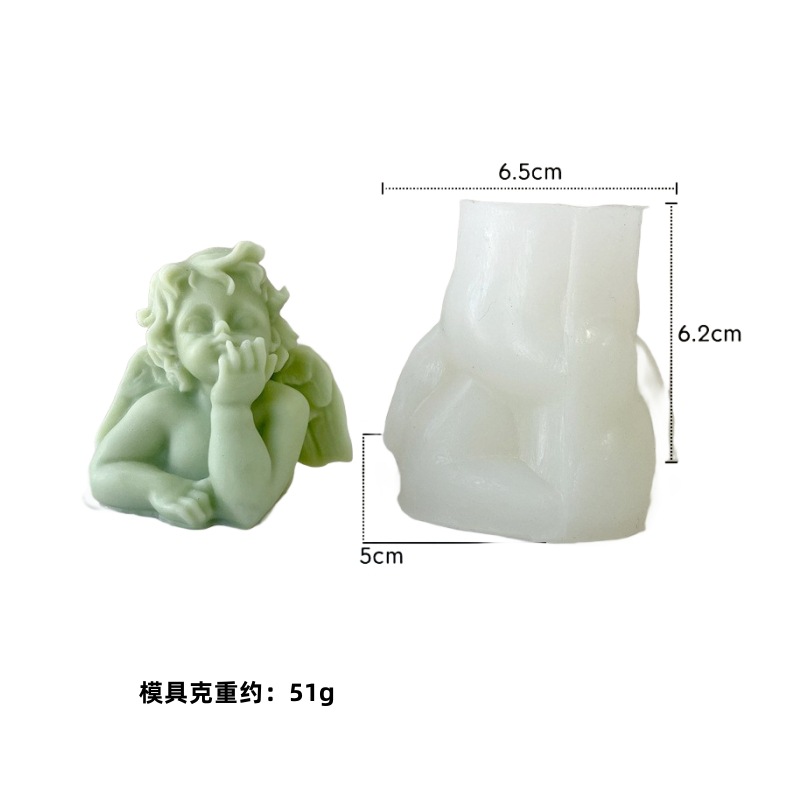 Rose Angel Candle Silicone Mol - Model Kit Cement のレビューと価格