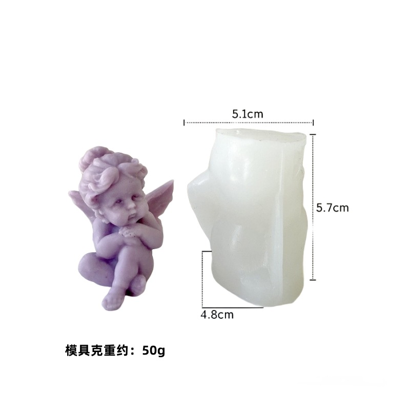 Rose Angel Candle Silicone Mol - Model Kit Cement のレビューと価格
