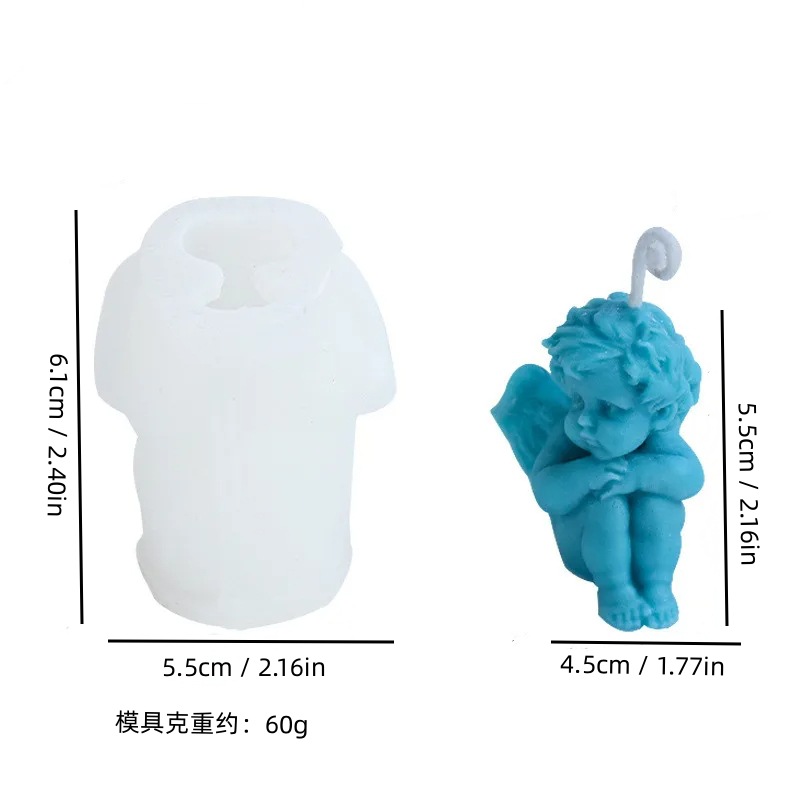 Rose Angel Candle Silicone Mol - Model Kit Cement のレビューと価格