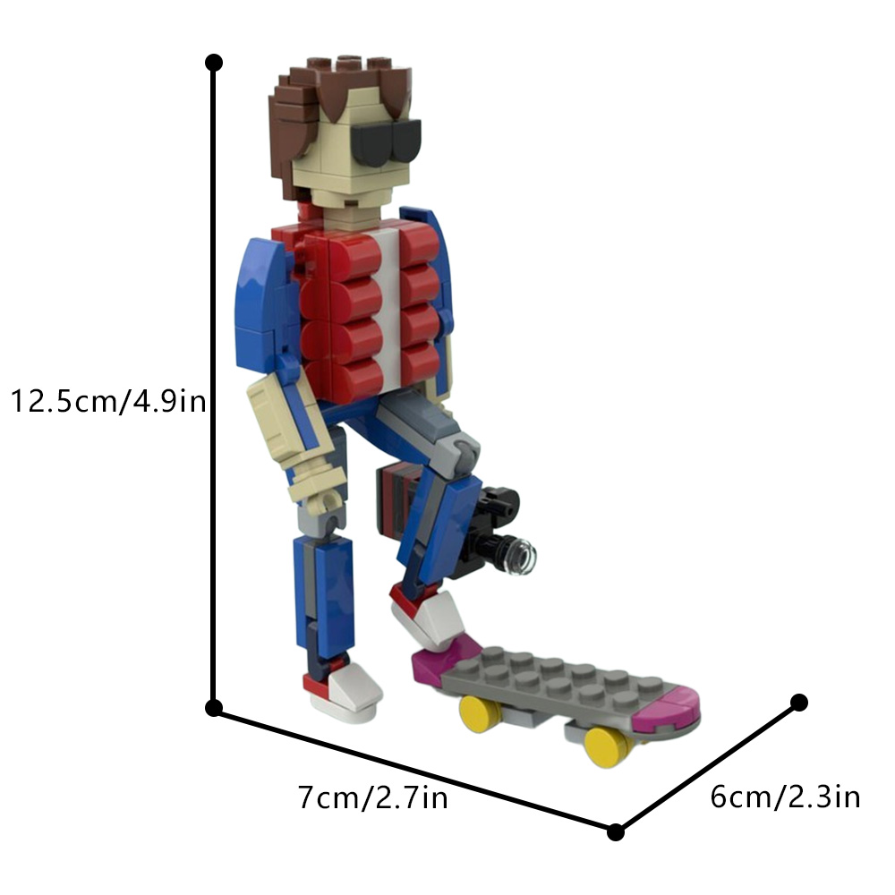 Gobricks MOC Marty McFly with  - Model Kit Robocop のレビューと価格