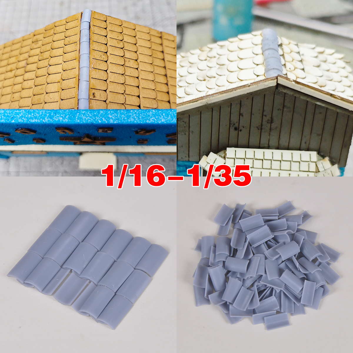 Assembly house tile roof Build - Model Kit Ikaruga のレビューと価格