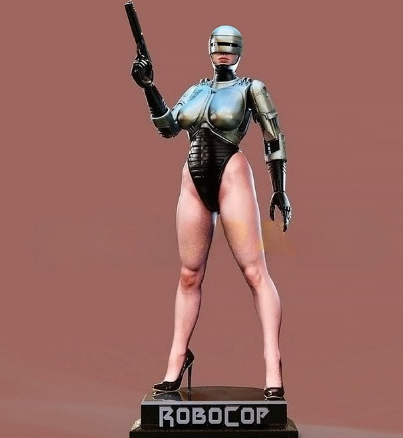 1/24 Scale Die-Cast Resin Figu - Model Kit Robocop のレビューと価格