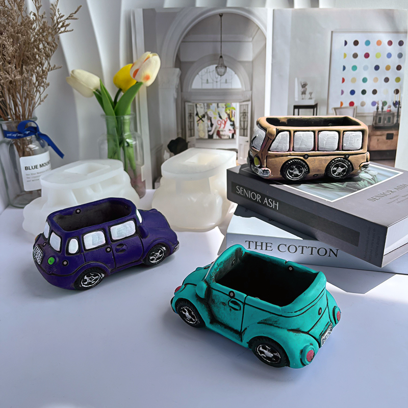 Mini Car Silicone Candle Mold  - Model Kit Cement のレビューと価格