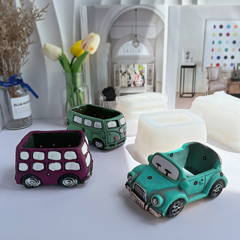Mini Car Silicone Candle Mold  - Model Kit Cement のレビューと価格