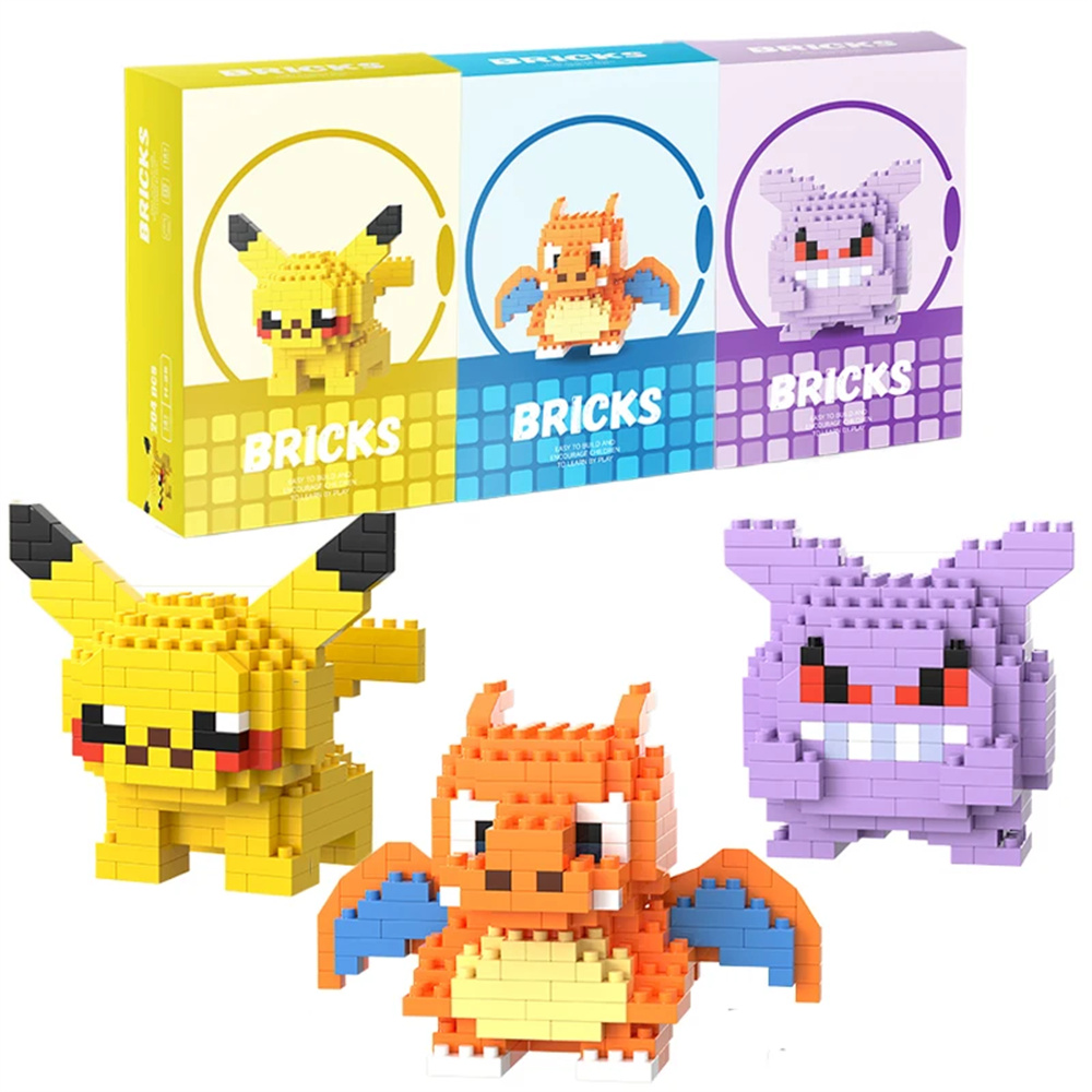 Pokemon Micro Building Blocks  - Model Kit Ikaruga のレビューと価格