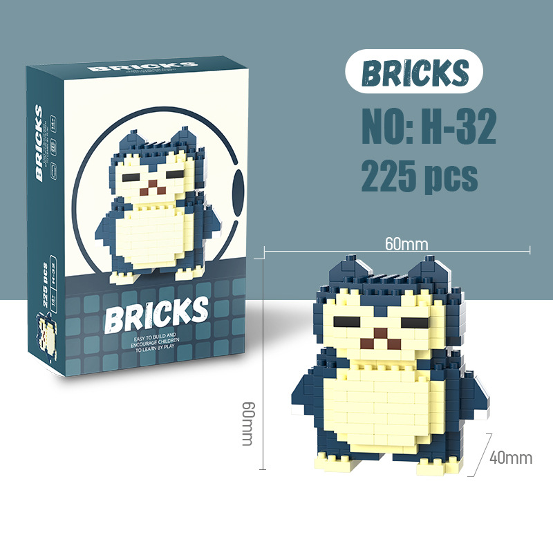 Pokemon Micro Building Blocks  - Model Kit Ikaruga のレビューと価格