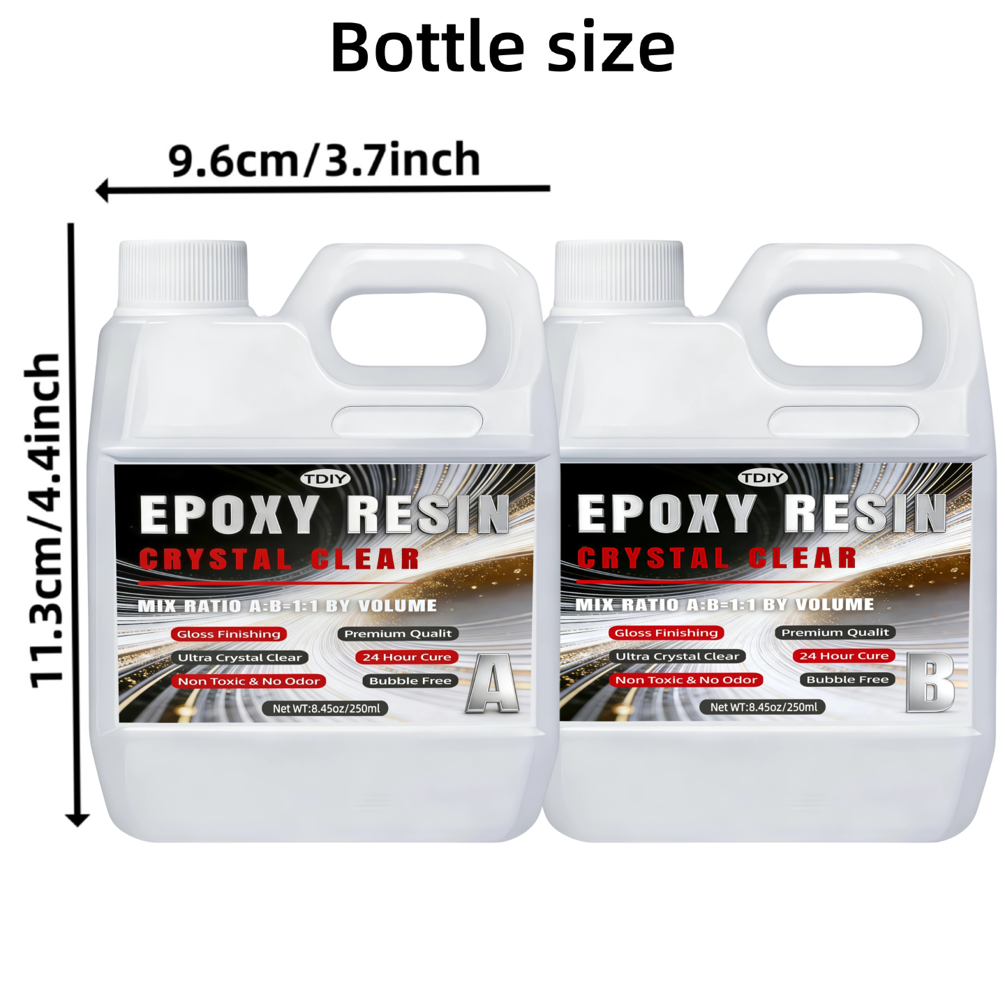 1:1 Crystal Clear Epoxy Resin  - Resin Kit Cast のレビューと価格