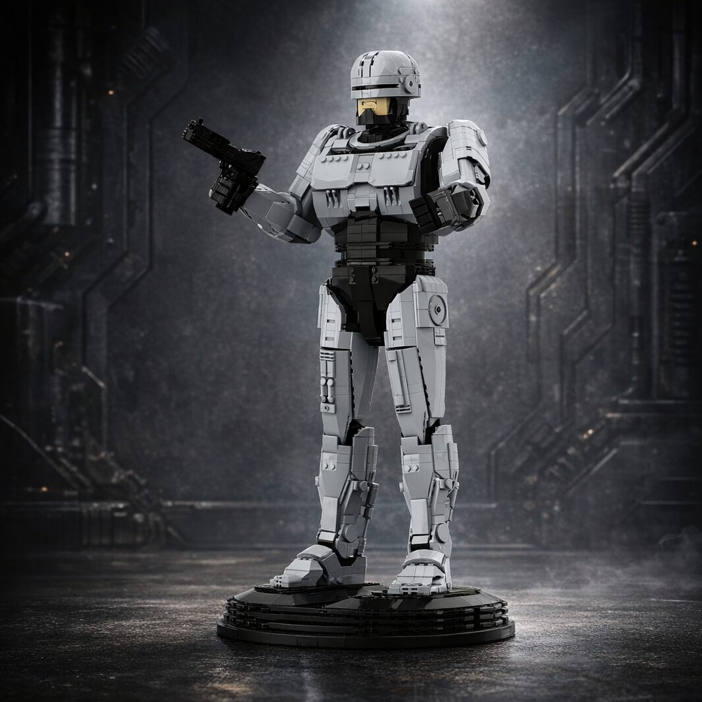 MOC Sci-Fi Robot Building Bloc - Model Kit Robocop のレビューと価格
