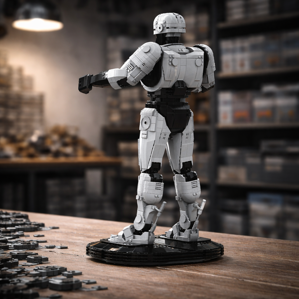 MOC Sci-Fi Robot Building Bloc - Model Kit Robocop のレビューと価格