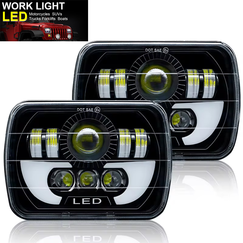 7inch H4 Led Light For Jeep Wr - Model Kit Jeep のレビューと価格