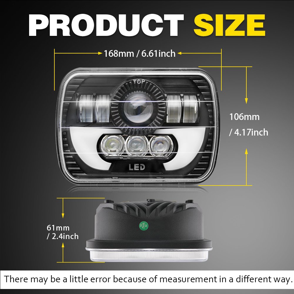 7inch H4 Led Light For Jeep Wr - Model Kit Jeep のレビューと価格
