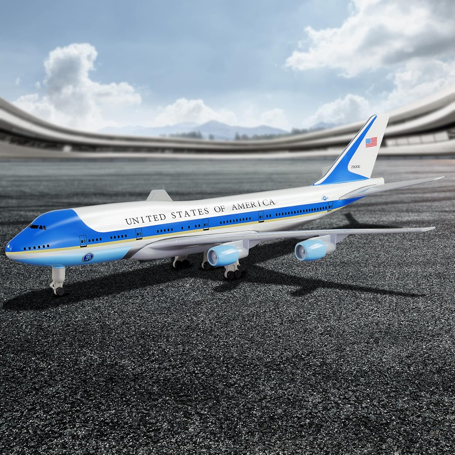 1/300 Scale Air Force One B747 - Model Kit Planes のレビューと価格