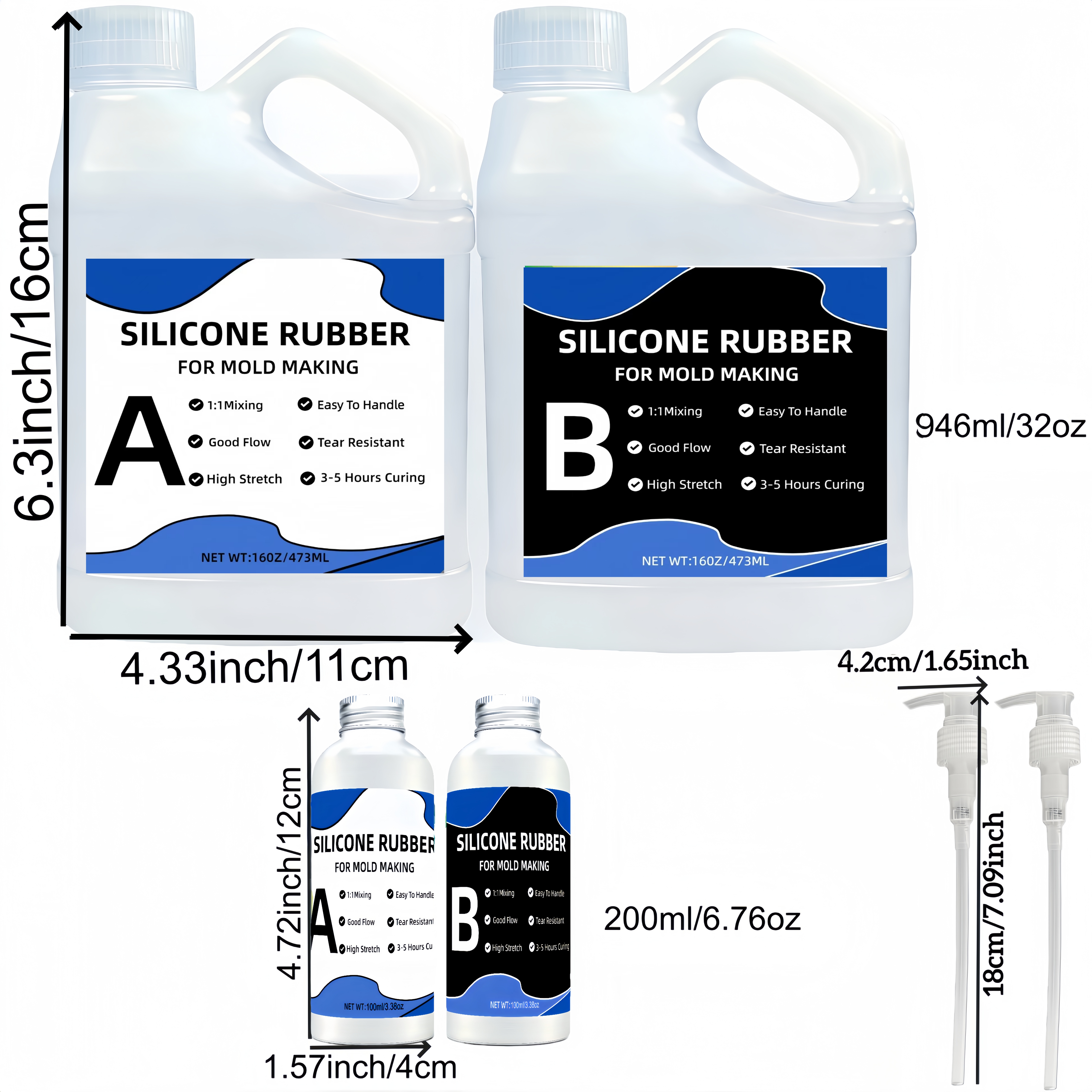 1:1 Translucent Liquid Silicon - Resin Kit Cast のレビューと価格