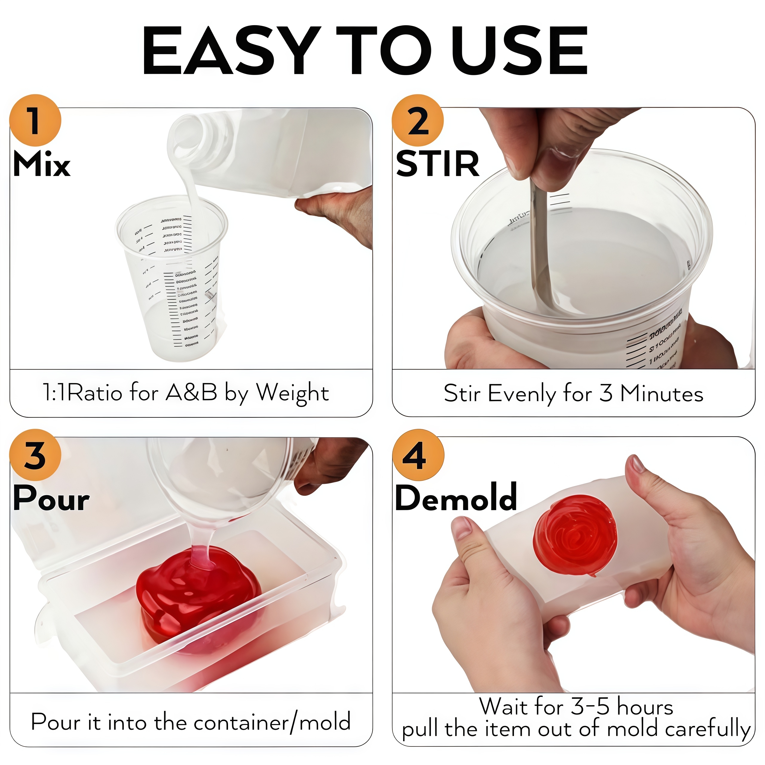 1:1 Translucent Liquid Silicon - Resin Kit Cast のレビューと価格