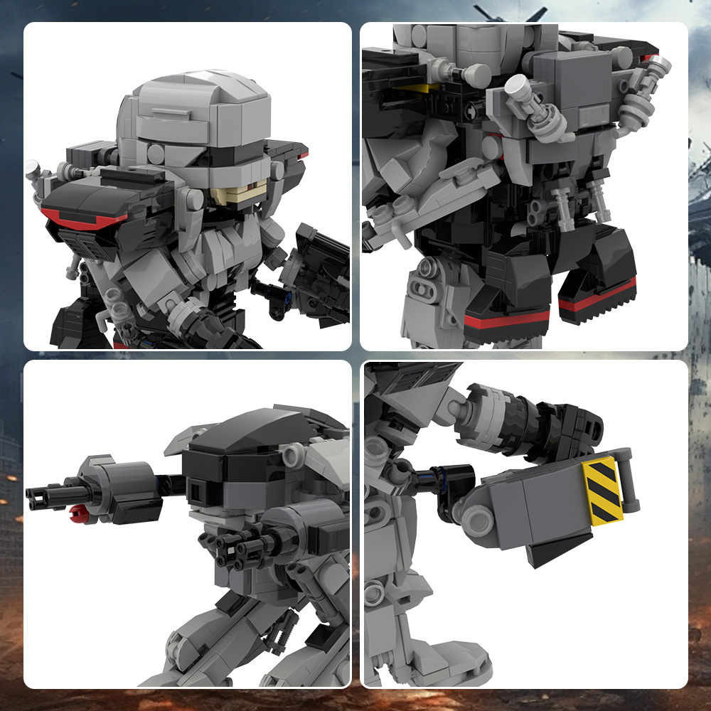 MOC Movie RoboCop Series Build - Model Kit Robocop のレビューと価格