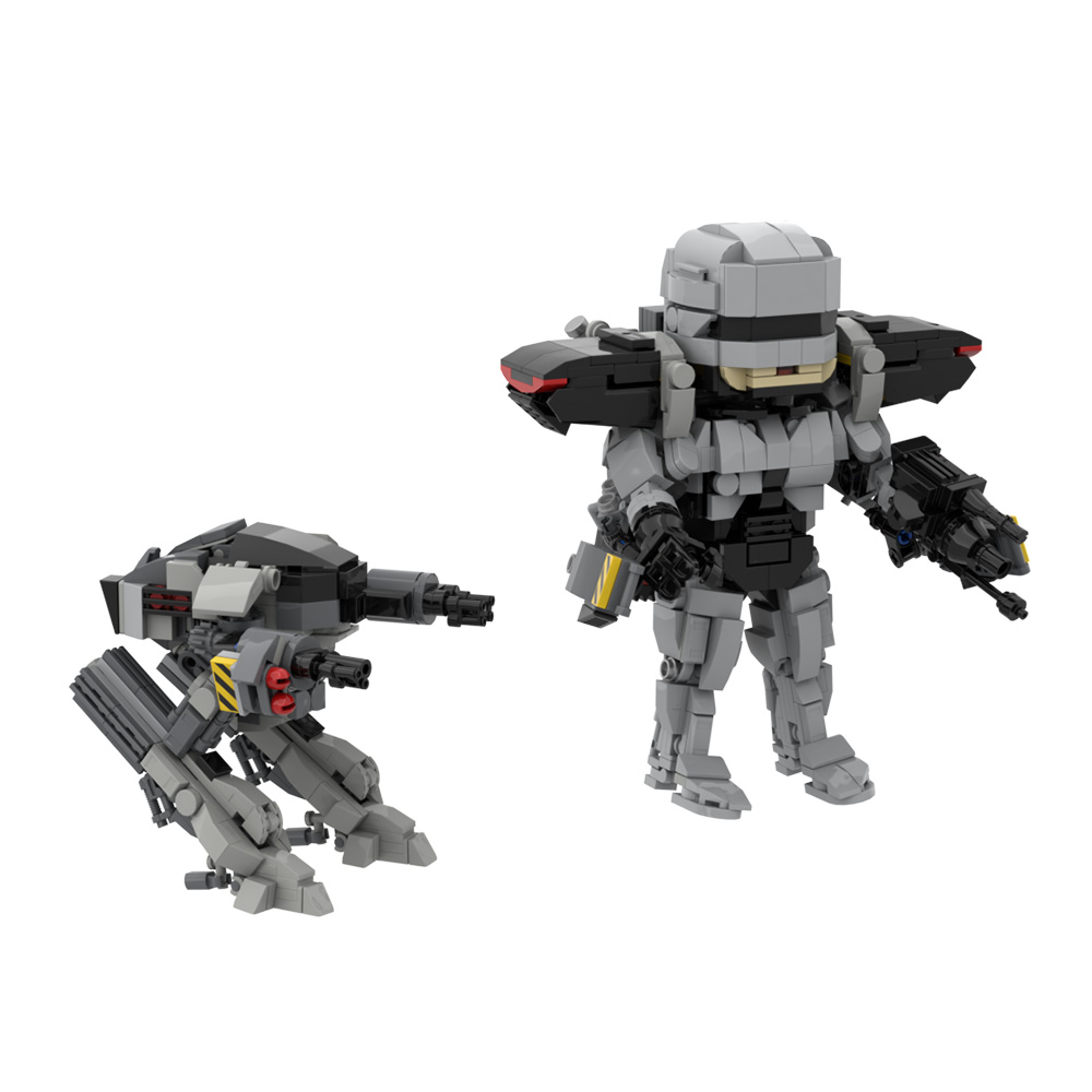 MOC Movie RoboCop Series Build - Model Kit Robocop のレビューと価格