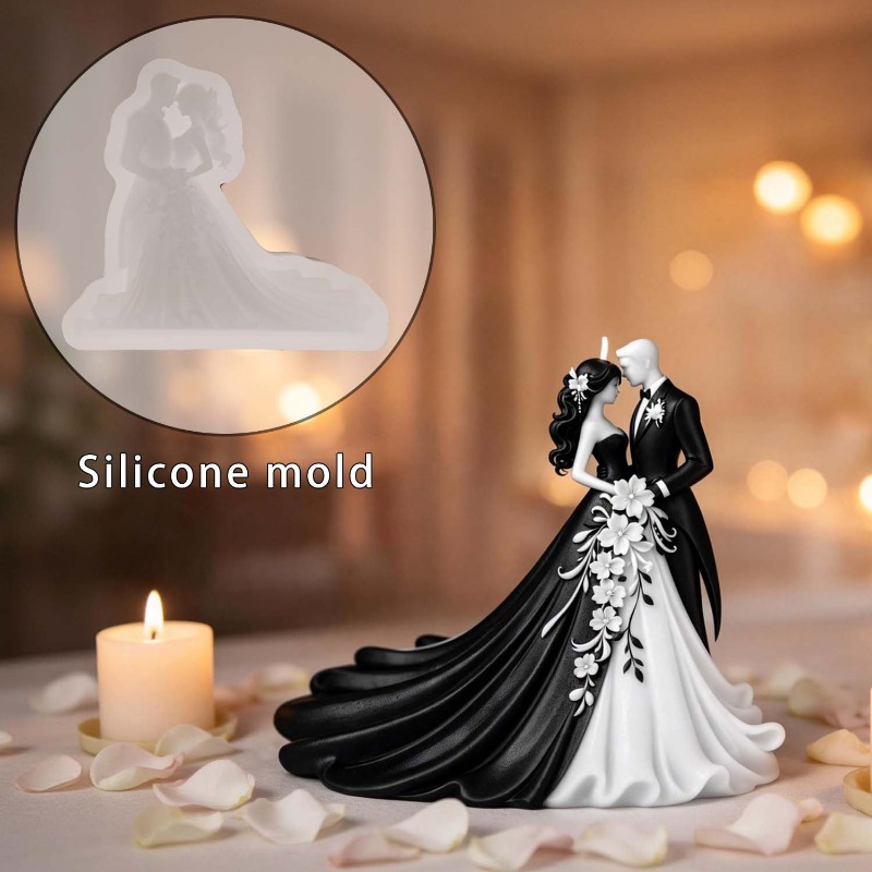 Newlywed Couple Wedding Dress  - Model Kit Cement のレビューと価格