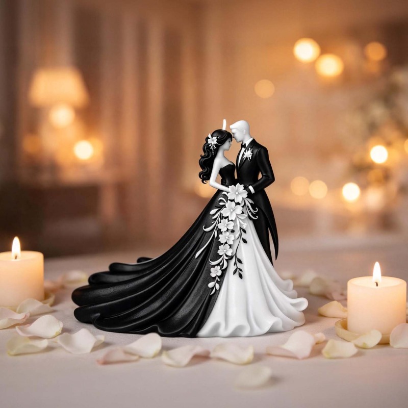 Newlywed Couple Wedding Dress  - Model Kit Cement のレビューと価格