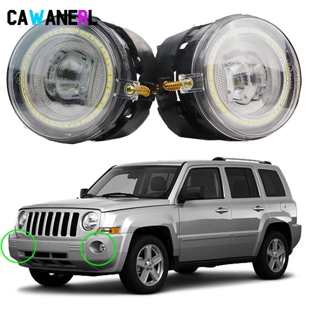 2 X 30W 6000LM LED Angel Eye F - Model Kit Jeep のレビューと価格