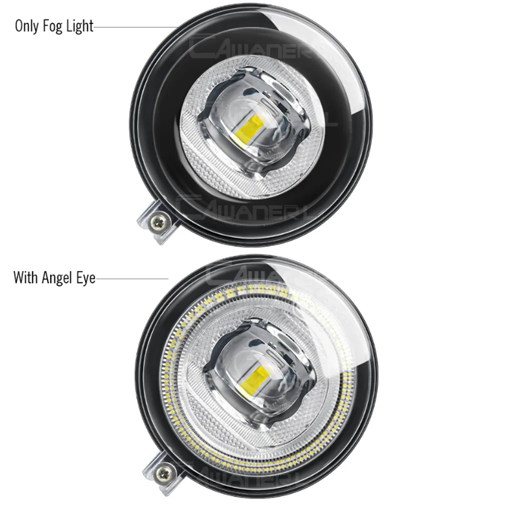 2 X 30W 6000LM LED Angel Eye F - Model Kit Jeep のレビューと価格