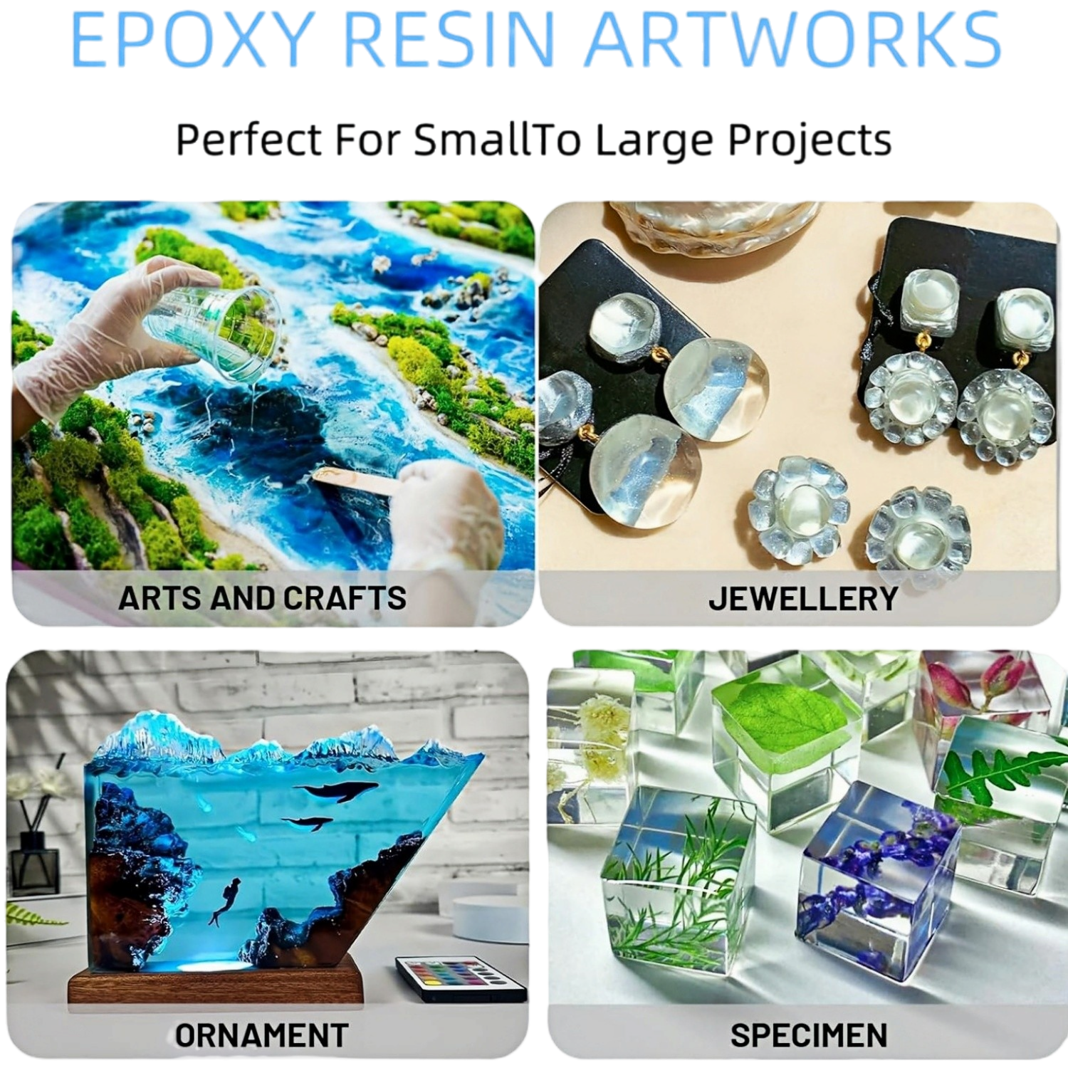 16.9oz Clear Epoxy Resin Kit C - Resin Kit Cast のレビューと価格
