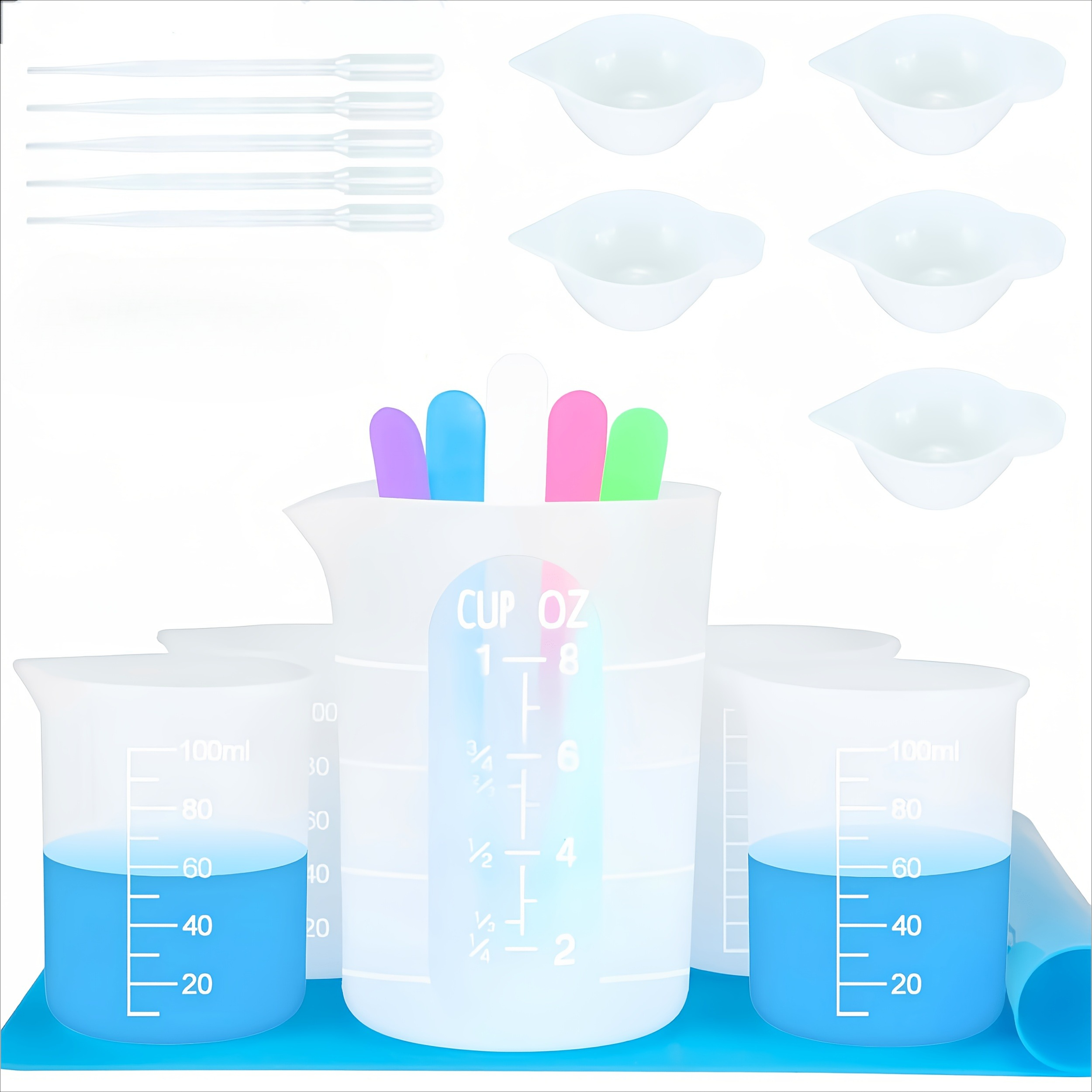 21pcs/Set Silicone Resin Casti - Resin Kit Cast のレビューと価格