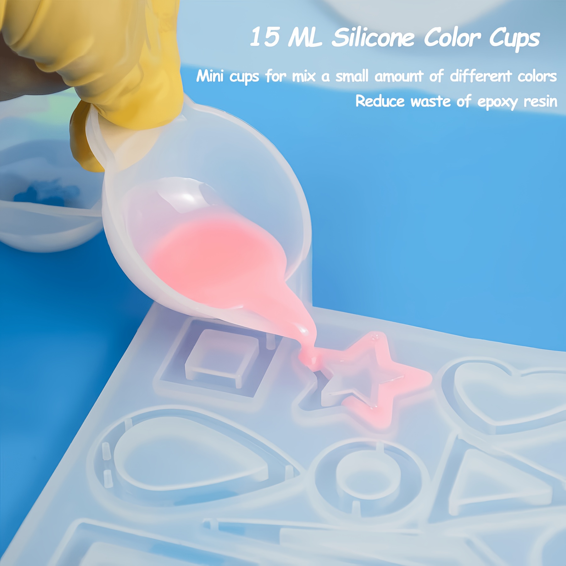 21pcs/Set Silicone Resin Casti - Resin Kit Cast のレビューと価格