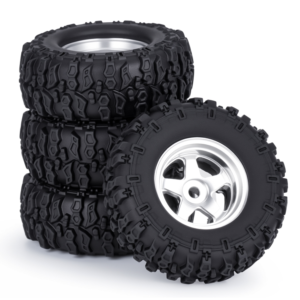 0.7'' Aluminum 5-Spokes Beadlo - Model Kit Jeep のレビューと価格