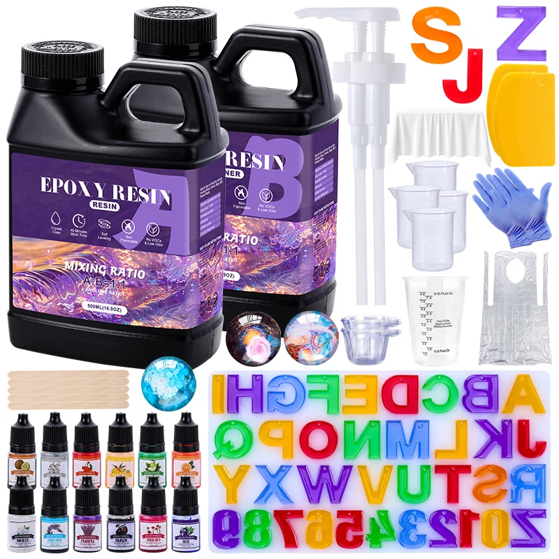 Epoxy Resin Kit Crystal Clear  - Resin Kit Cast のレビューと価格