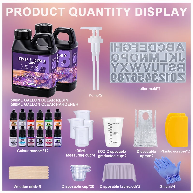 Epoxy Resin Kit Crystal Clear  - Resin Kit Cast のレビューと価格