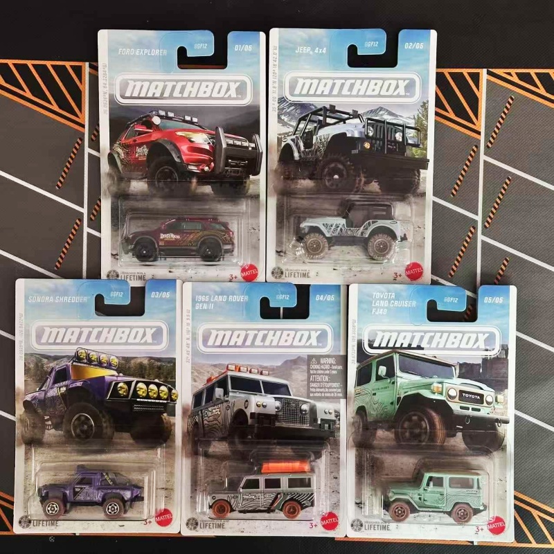 MATCHBOX Diecast Car 1:64 Off- - Model Kit Jeep のレビューと価格