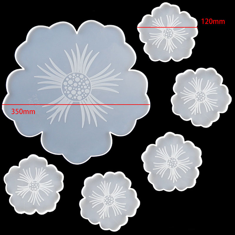 Large Flower Plate Pad Silicon - Resin Kit Cast のレビューと価格